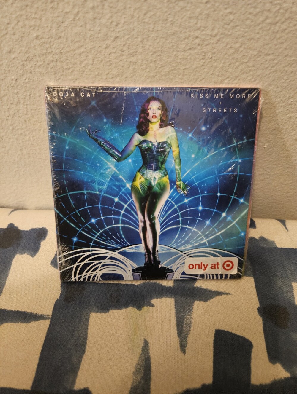 Doja Cat 'Kiss Me More' Limited Edition Blue Album Art *Tiny Vinyl*